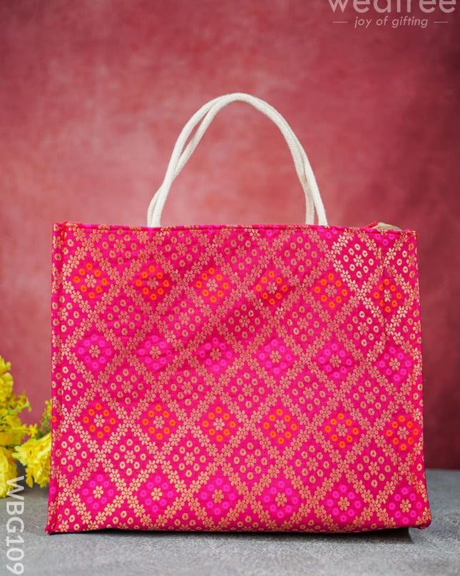 Banarasi Jute Bag - Wbg1092 Bags