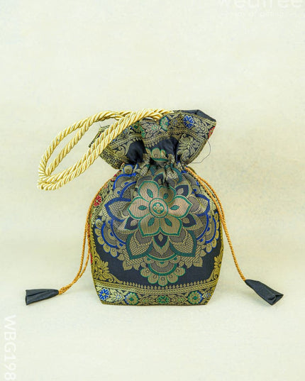 Banarasi Potli Bag - 10x9 Inch - WBG1983 - Potli Bags