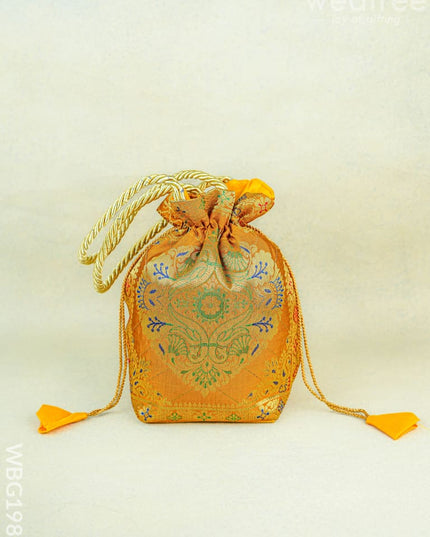 Banarasi Potli Bag - 10x9 Inch - WBG1983 - Potli Bags