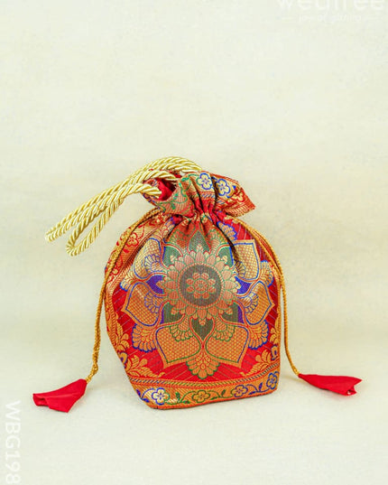 Banarasi Potli Bag - 10x9 Inch - WBG1983 - Potli Bags