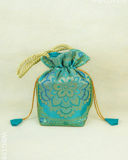 Banarasi Potli Bag - 10x9 Inch - WBG1983 - Potli Bags