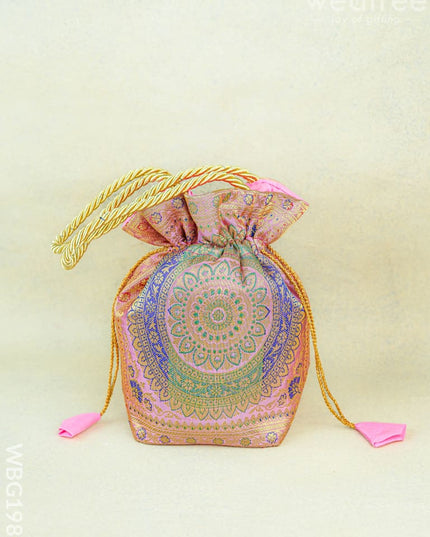 Banarasi Potli Bag - 10x9 Inch - WBG1983 - Potli Bags
