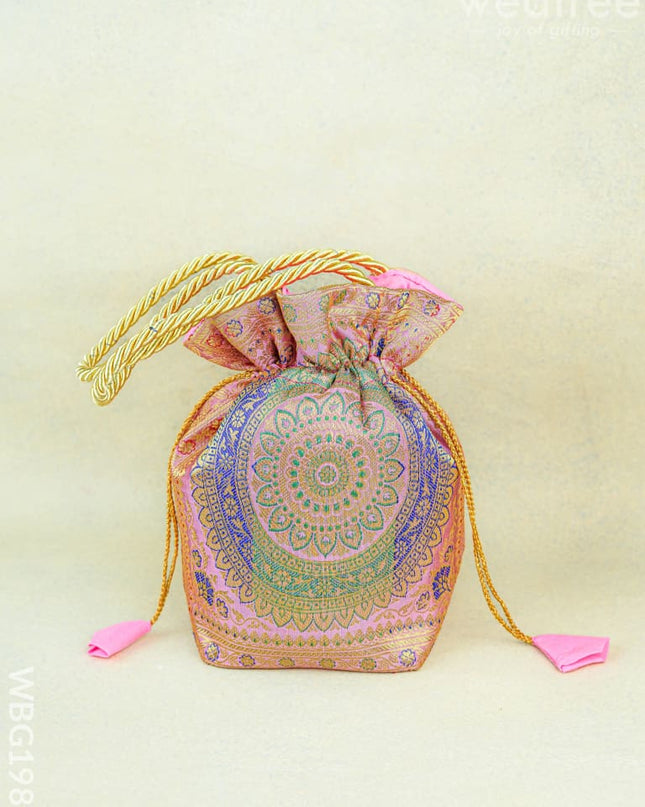 Banarasi Potli Bag - 10x9 Inch - WBG1983 - Potli Bags