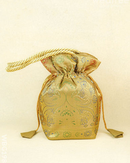 Banarasi Potli Bag - 10x9 Inch - WBG1983 - Potli Bags