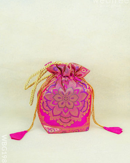Banarasi Potli Bag - 10x9 Inch - WBG1983 - Potli Bags