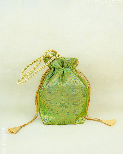 Banarasi Potli Bag - 10x9 Inch - WBG1983 - Potli Bags