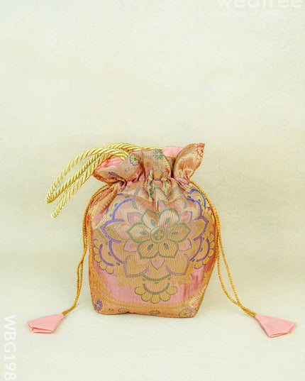 Banarasi Potli Bag - 10x9 Inch - WBG1983 - Potli Bags
