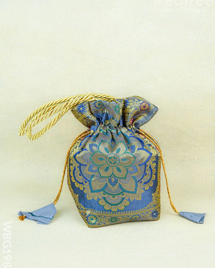 Banarasi Potli Bag - 10x9 Inch - WBG1983 - Potli Bags
