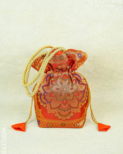 Banarasi Potli Bag - 10x9 Inch - WBG1983 - Potli Bags