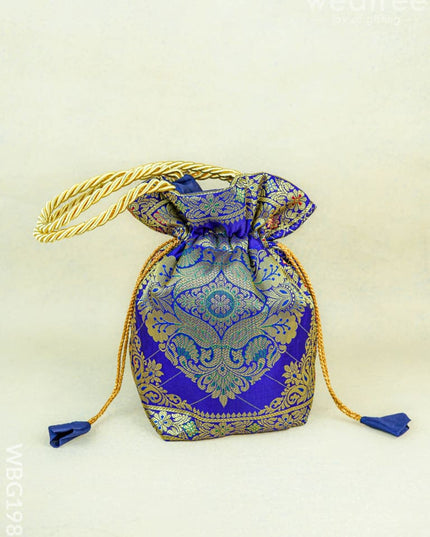 Banarasi Potli Bag - 10x9 Inch - WBG1983 - Potli Bags