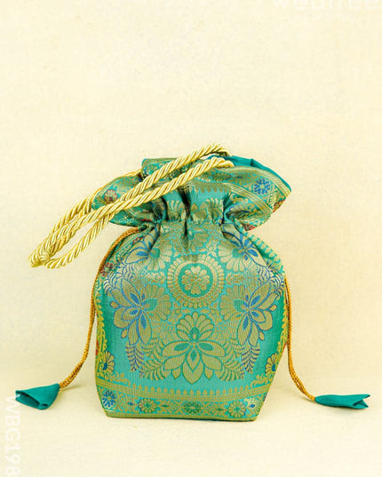 Banarasi Potli Bag - 10x9 Inch - WBG1983 - Potli Bags
