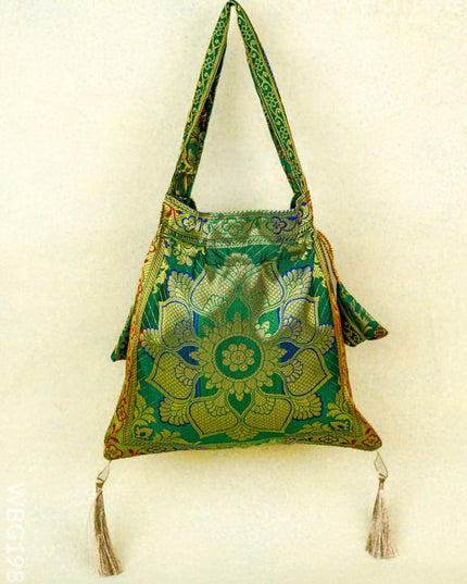 Banarasi Potli Bag - 10x9 Inch - WBG1989 - Potli Bags