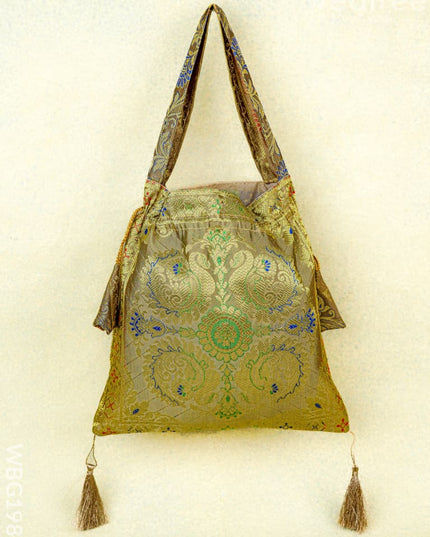 Banarasi Potli Bag - 10x9 Inch - WBG1989 - Potli Bags