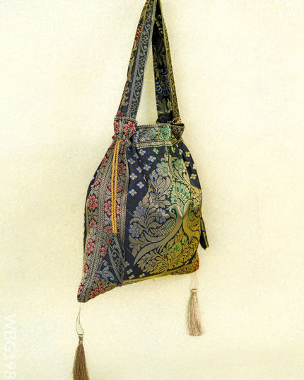 Banarasi Potli Bag - 10x9 Inch - WBG1989 - Potli Bags