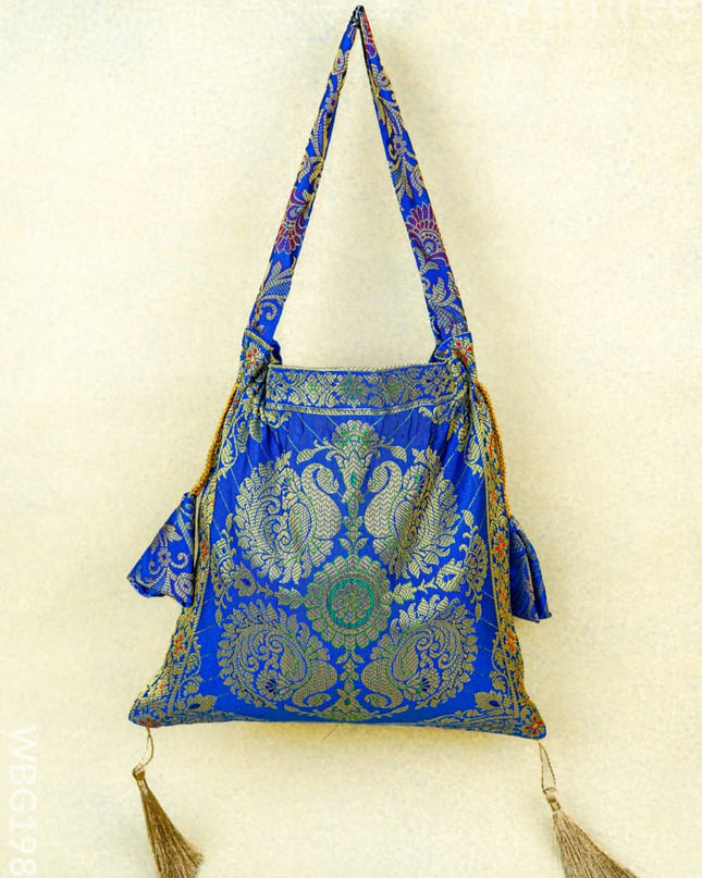 Banarasi Potli Bag - 10x9 Inch - WBG1989 - Potli Bags