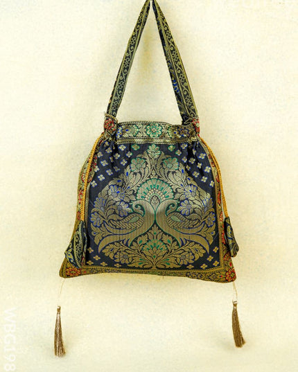 Banarasi Potli Bag - 10x9 Inch - WBG1989 - Potli Bags