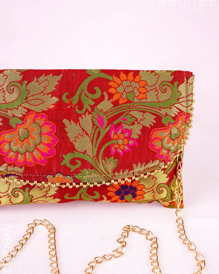 Banarasi Sling Bag - 6 inch - WBG2123 - Clutches & Purses