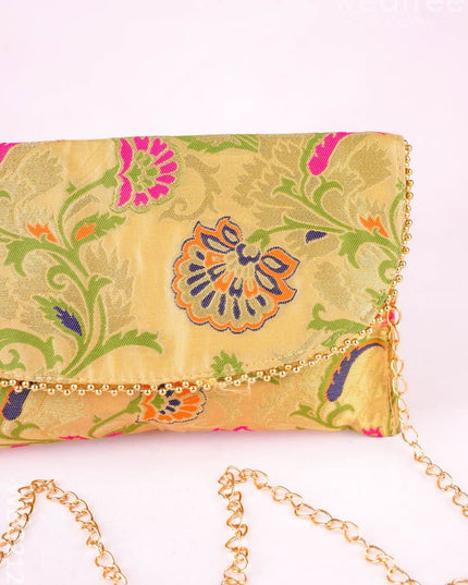 Banarasi Sling Bag - 6 inch - WBG2123 - Clutches & Purses