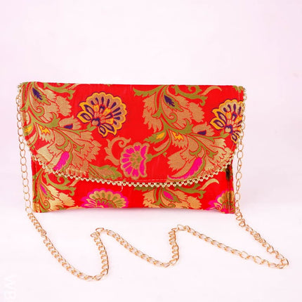 Banarasi Sling Bag - 6 inch - WBG2123 - Clutches & Purses