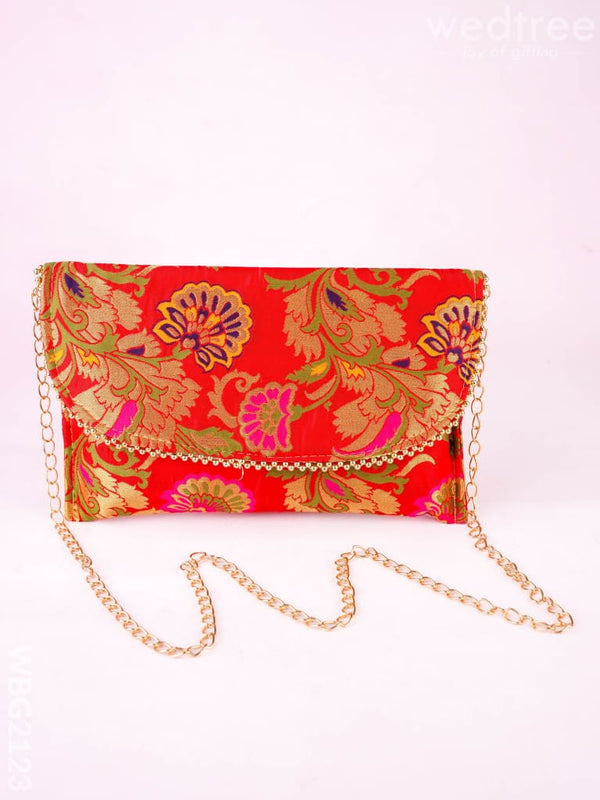 Banarasi Sling Bag - 6 inch - WBG2123 - Clutches & Purses