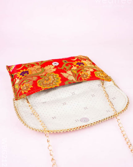 Banarasi Sling Bag - 6 inch - WBG2123 - Clutches & Purses