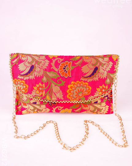 Banarasi Sling Bag - 6 inch - WBG2123 - Clutches & Purses