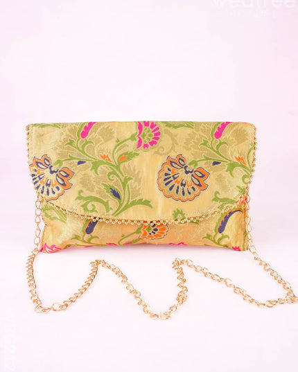 Banarasi Sling Bag - 6 inch - WBG2123 - Clutches & Purses