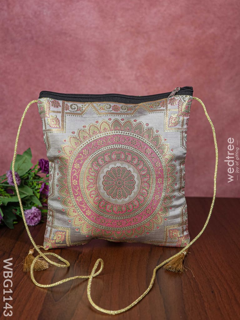 Banarasi Sling Bag - Wbg1143 Hand Bags