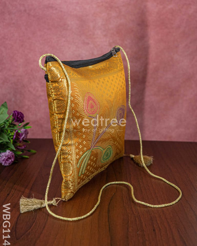Banarasi Sling Bag - Wbg1143 Hand Bags