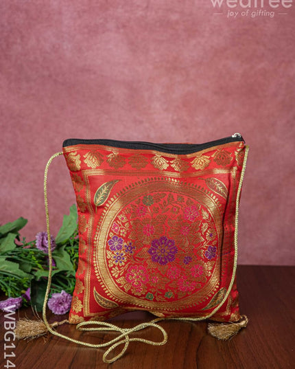 Banarasi Sling Bag - Wbg1143 Hand Bags