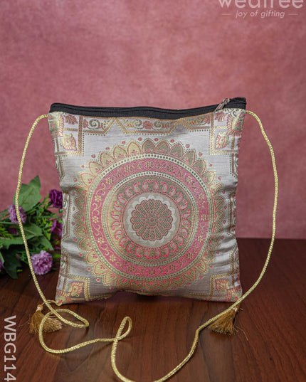 Banarasi Sling Bag - Wbg1143 Hand Bags