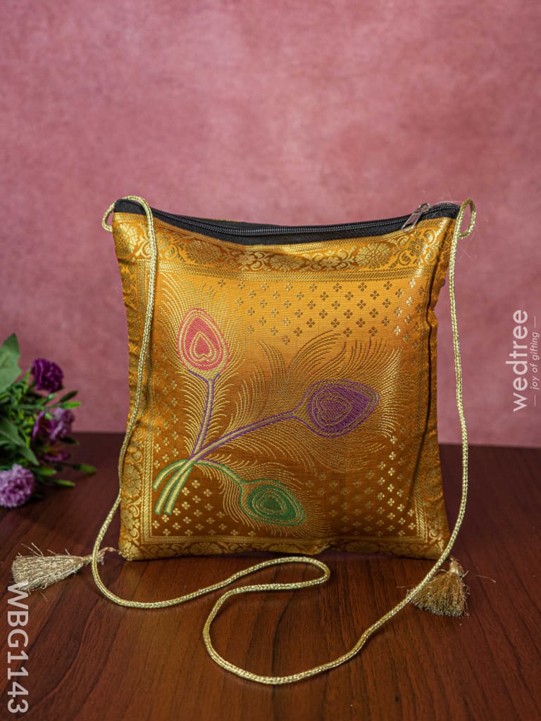 Banarasi Sling Bag - Wbg1143 Hand Bags