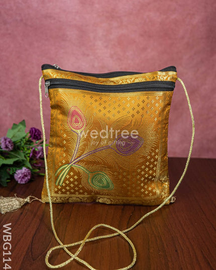 Banarasi Sling Bag - Wbg1143 Hand Bags