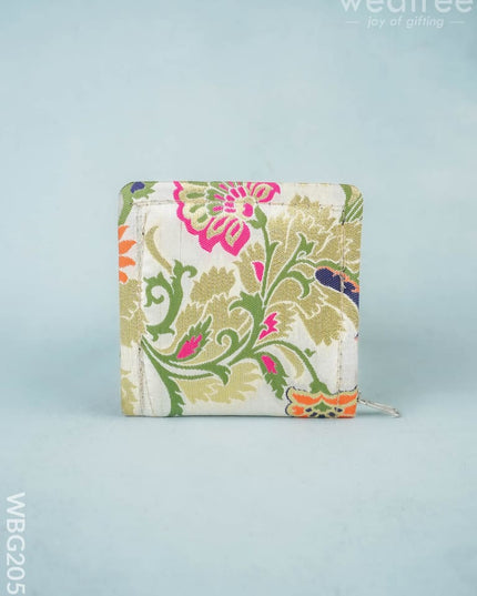 Banarasi Wallet - 5 inch - WBG2052 - Clutches & Purses