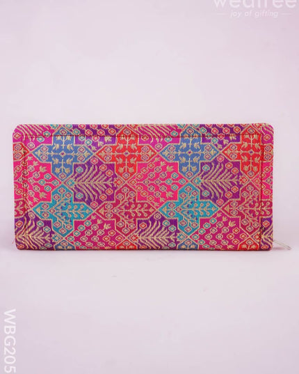 Banarasi Wallet - 9 inch - WBG2053 - Clutches & Purses