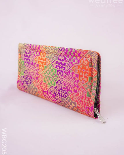 Banarasi Wallet - 9 inch - WBG2053 - Clutches & Purses
