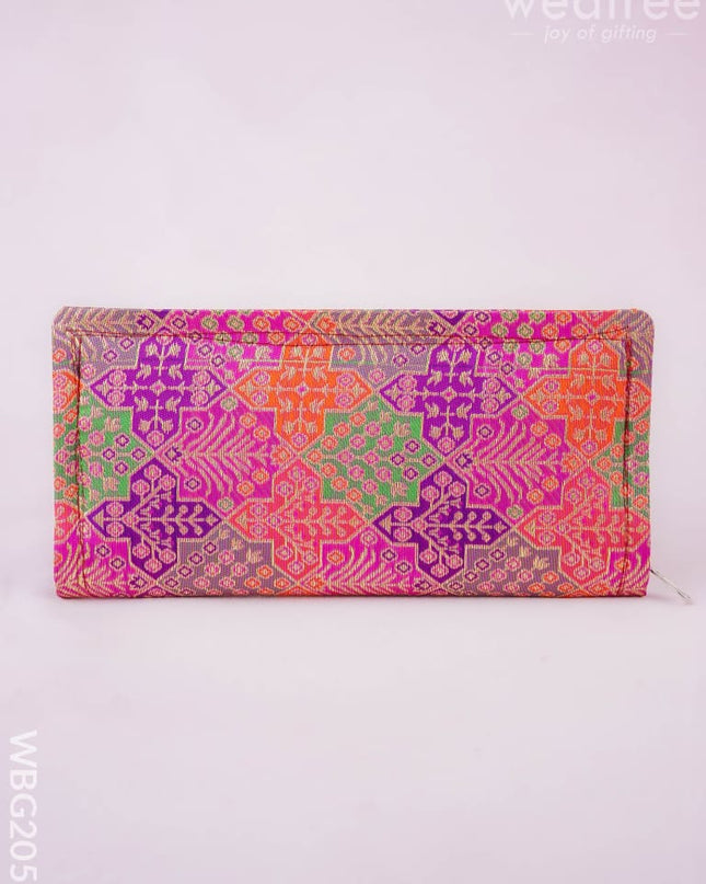 Banarasi Wallet - 9 inch - WBG2053 - Clutches & Purses