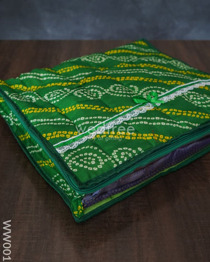 Bandhani Print Saree Cover Combo - Set Of 2 Ww0012 Bags