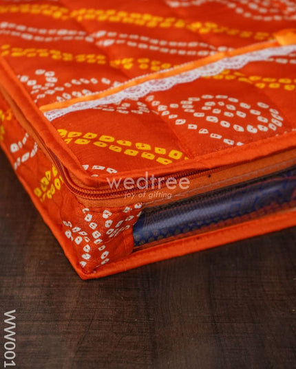 Bandhani Print Saree Cover Combo - Set Of 2 Ww0012 Bags