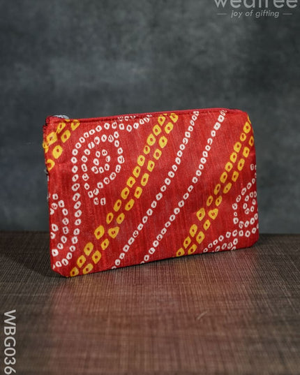 Bandhani Purse - Wbg0364 Clutches & Purses