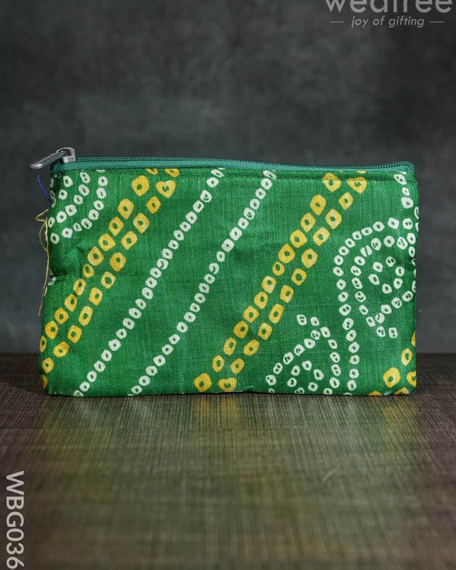 Bandhani Purse - Wbg0364 Clutches & Purses