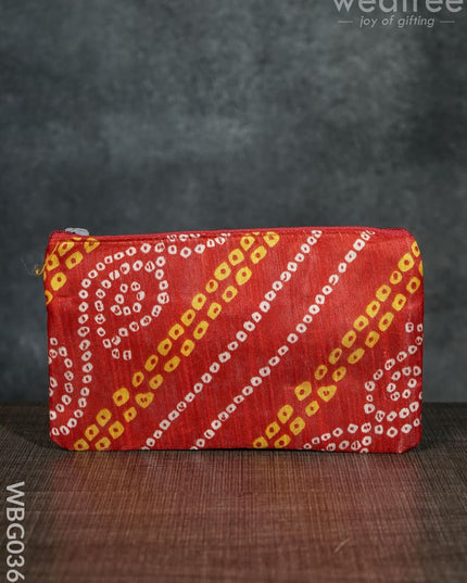 Bandhani Purse - Wbg0364 Clutches & Purses