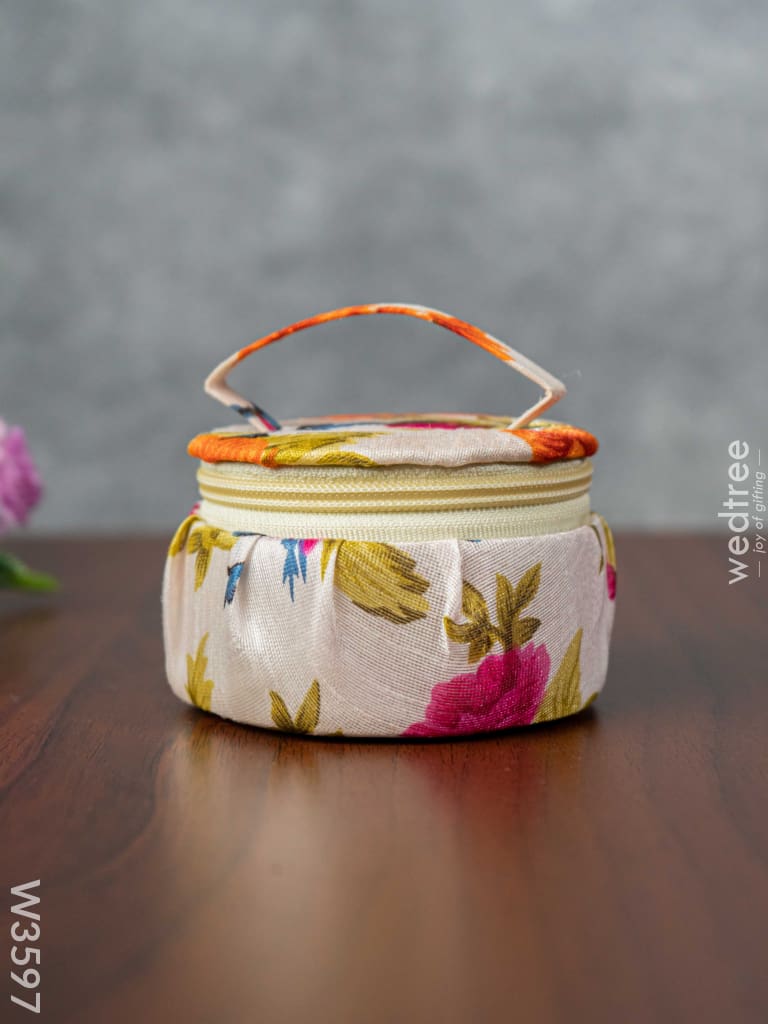 Bangle Box With Floral Design - W3597 Jewellery Holders