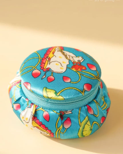 Bangle Box with Pichwai Print Fabric - WBG1052 - Jewellery Holders RG