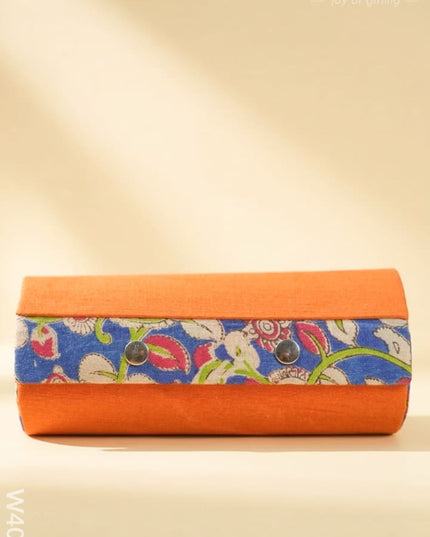 Bangle holder 3 partition with Mixed Kalamkari design - W4057 - Jewellery Holders RG