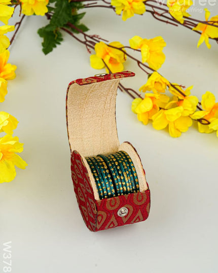 Bangle Holder With Brocade Print Mini - W3784 - Jewellery Holders RG