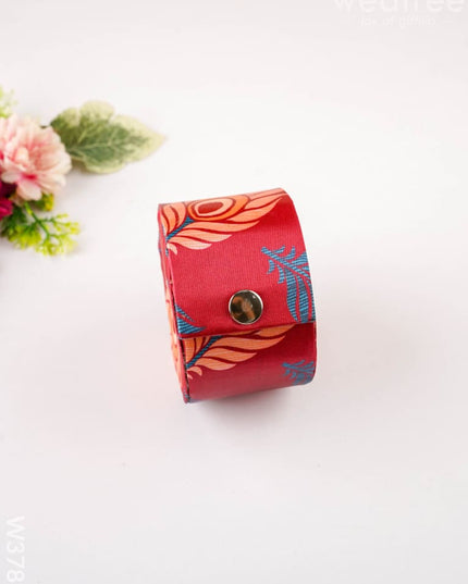 Bangle Holder With Peacock Feather Design Mini - W3785 - Jewellery Holders RG