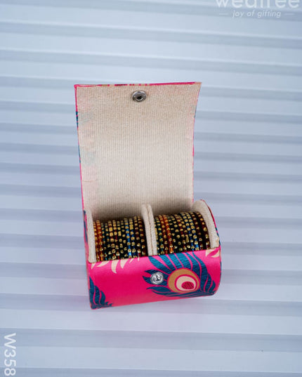 Bangle Holder with Peacock Feather Design - W3588 - Jewellery Holders RG