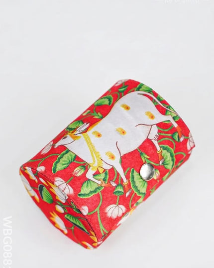 Bangle Holder with pichwai prints - 4 inch - WBG0881-1 - Jewellery Holders RG