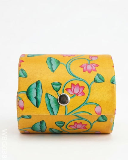 Bangle Holder with pichwai prints - 4 inch - WBG0881-1 - Jewellery Holders RG